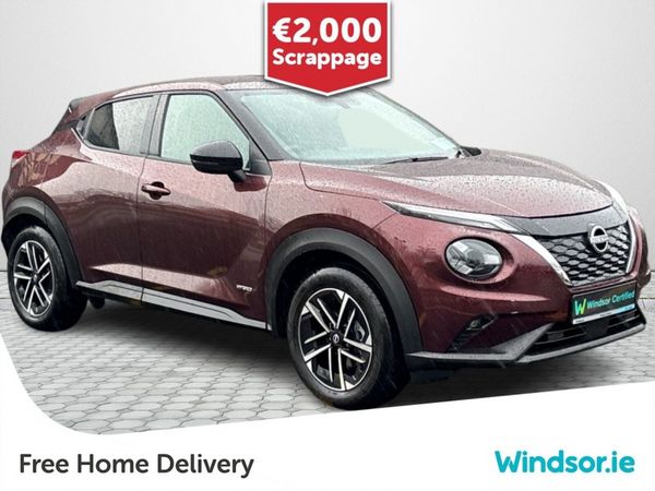 Nissan Juke SUV, Petrol Hybrid, 2025, Red