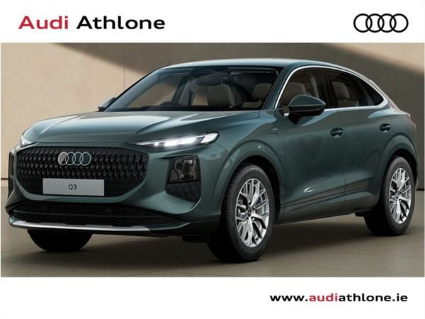Audi Q3 SUV, Petrol Plug-in Hybrid, 2026, Green