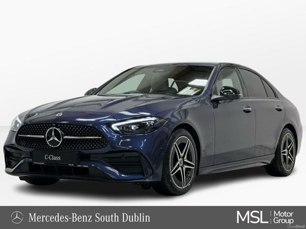 Mercedes-Benz C-Class Saloon, Diesel Hybrid, 2026, Blue