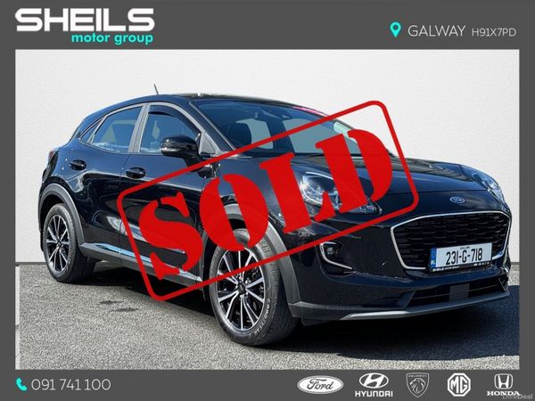 Ford Puma MPV, Petrol Hybrid, 2023, Black