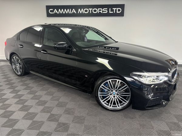 BMW 5-Series Saloon, Petrol Plug-in Hybrid, 2018, Black