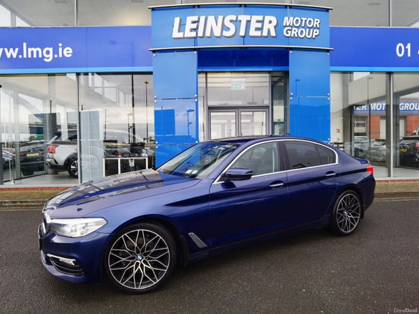 BMW 5-Series Saloon, Diesel, 2018, Blue