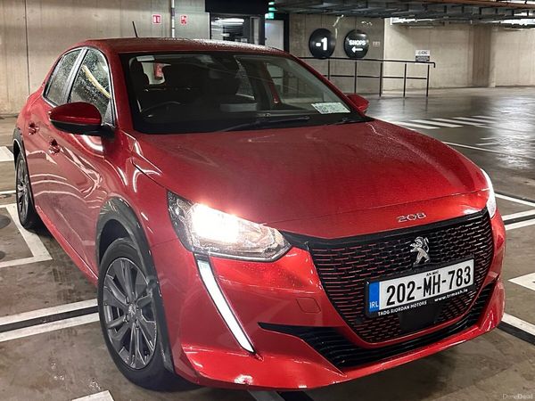Peugeot 208 Hatchback, Electric, 2020, Red