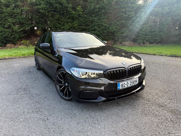 BMW 5-Series Saloon, Diesel, 2018, Black