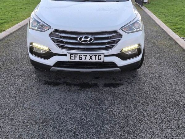 Hyundai Santa Fe SUV, Diesel, 2018, White
