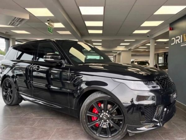 Land Rover Range Rover Sport SUV, Petrol Plug-in Hybrid, 2021, Black