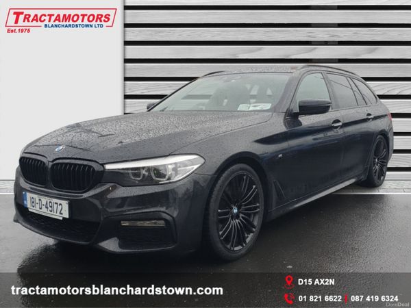 BMW 5-Series Estate, Diesel, 2018, Black