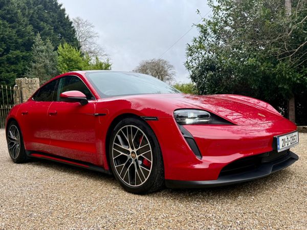 Porsche Taycan Coupe, Electric, 2021, Red