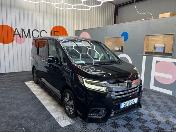 Honda Stepwagon MPV, Petrol Hybrid, 2020, Black