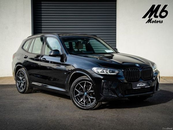 BMW X3 Estate, Petrol Plug-in Hybrid, 2021, Black