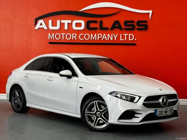 Mercedes-Benz A-Class Saloon, Petrol Plug-in Hybrid, 2020, White