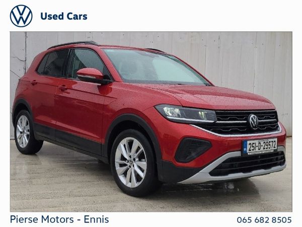Volkswagen T-Cross Estate, Petrol, 2025, Red