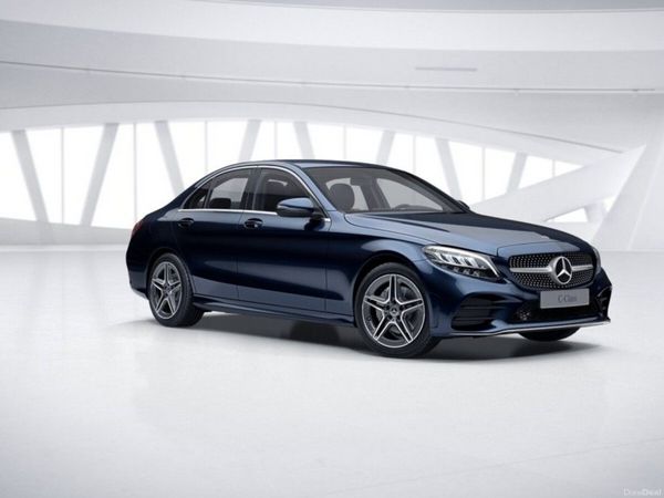 Mercedes-Benz C-Class Saloon, Petrol Hybrid, 2020, Blue