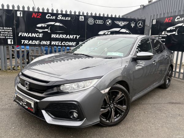 Honda Civic Hatchback, Petrol, 2017, Grey