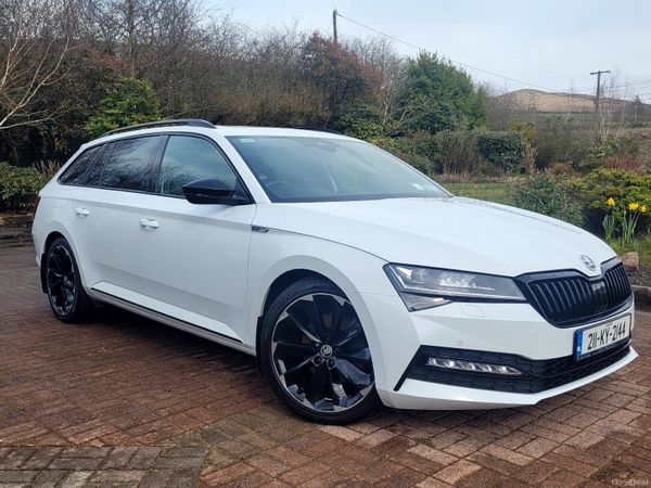 Skoda Superb Estate, Diesel, 2021, White