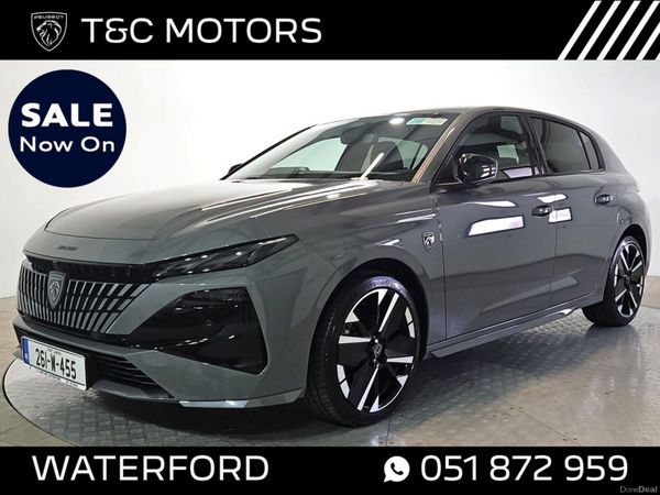 Peugeot 308 Hatchback, Petrol Hybrid, 2026, Grey