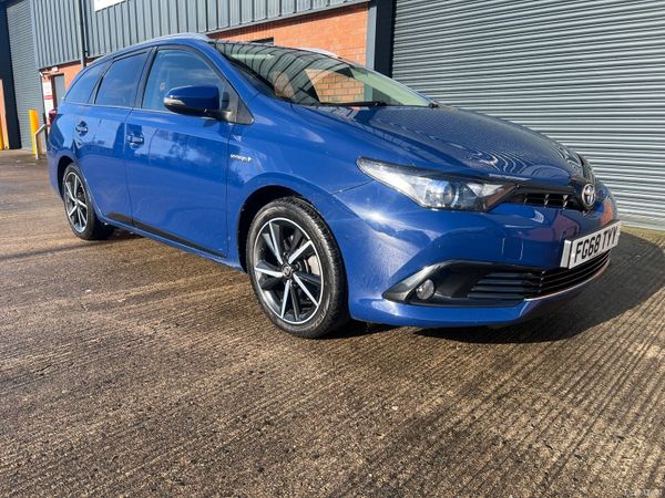 Toyota Auris Estate, Petrol Hybrid, 2018, Blue