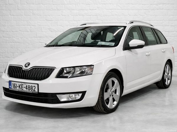Skoda Octavia Estate, Diesel, 2016, White