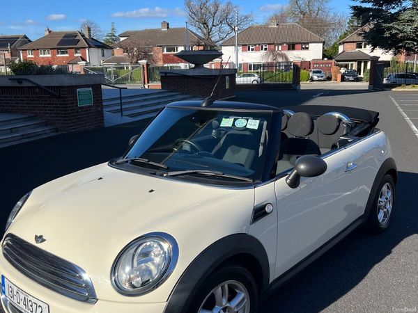Mini One Convertible, Petrol, 2013, White