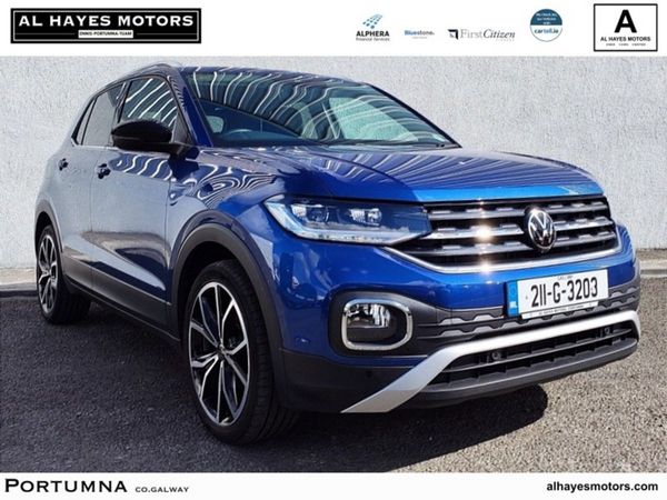 Volkswagen T-Cross SUV, Petrol, 2021, Blue