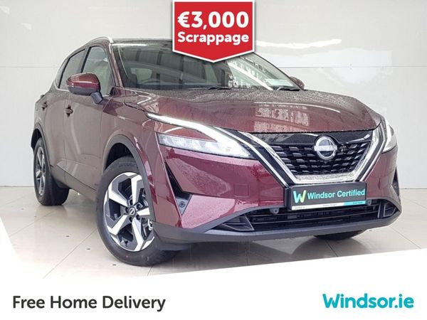 Nissan Qashqai SUV, Petrol, 2024, Red