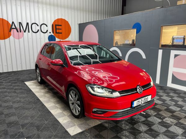 Volkswagen Golf Hatchback, Petrol, 2017, Red