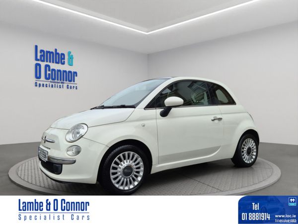 Fiat 500 Hatchback, Petrol, 2013, White