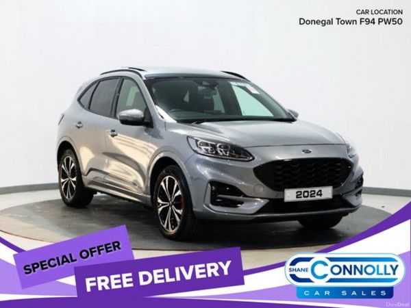 Ford Kuga SUV, Petrol Hybrid, 2024, Silver