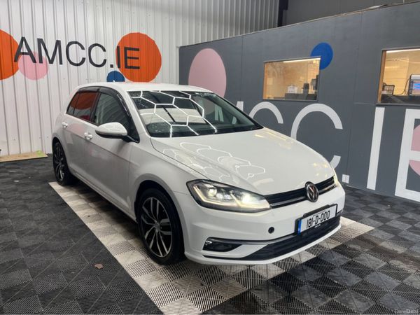 Volkswagen Golf Hatchback, Petrol, 2018, White