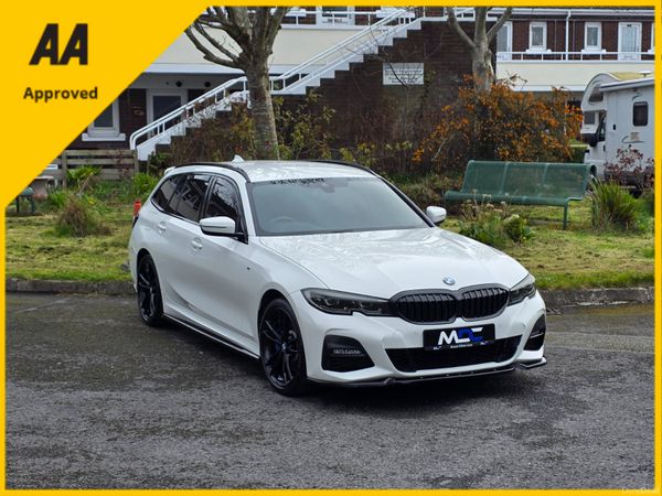 BMW 3-Series Estate, Petrol Plug-in Hybrid, 2021, White