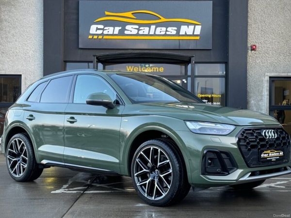 Audi Q5 SUV, Diesel Hybrid, 2023, Green
