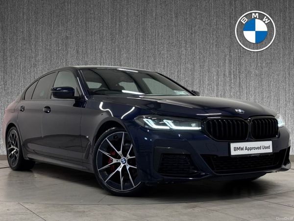 BMW 5-Series Saloon, Diesel, 2020, Blue