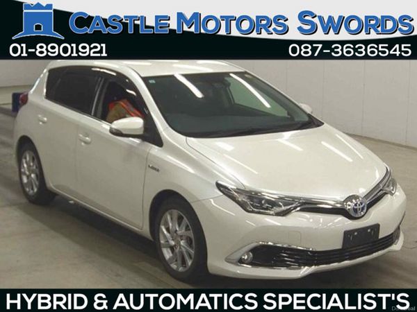 Toyota Auris Hatchback, Petrol Hybrid, 2017, White