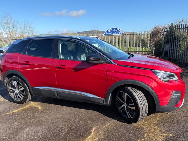 Peugeot 3008 Hatchback, Diesel, 2018, Red
