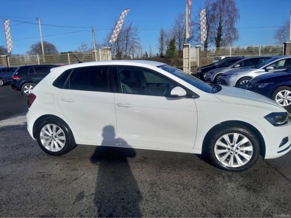 Volkswagen Polo Hatchback, Petrol, 2019, White