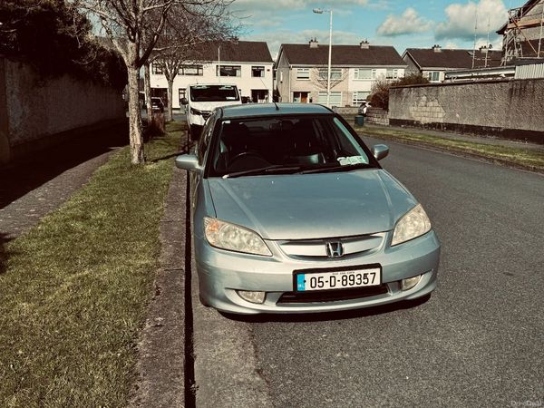 Honda Civic Saloon, Petrol Hybrid, 2005, Silver