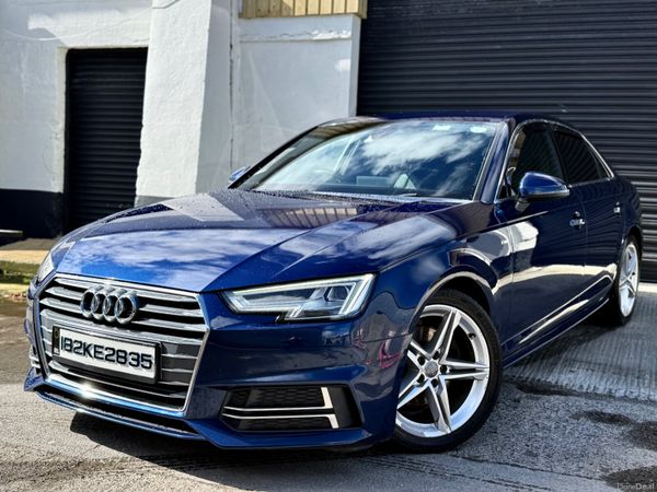 Audi A4 Saloon, Petrol, 2018, Blue