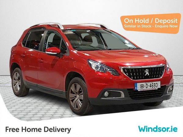 Peugeot 2008 SUV, Petrol, 2018, Red