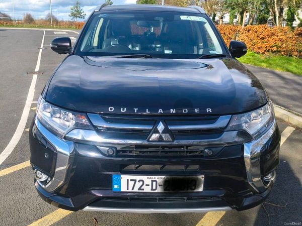 Mitsubishi Outlander SUV, Petrol Plug-in Hybrid, 2017, Black