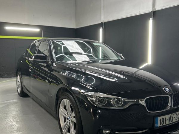BMW 3-Series Saloon, Petrol Plug-in Hybrid, 2018, Black