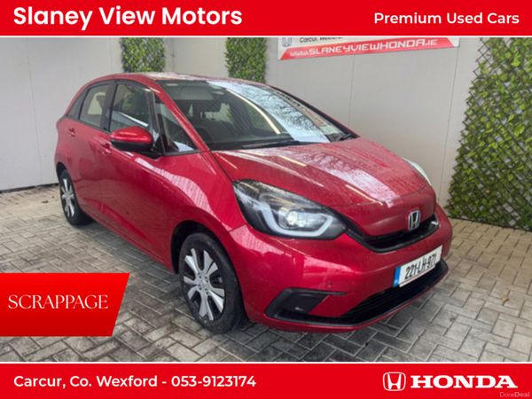 Honda Jazz Hatchback, Petrol Hybrid, 2022, Red