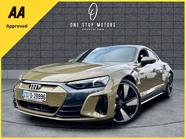 Audi e-tron GT quattro Coupe, Electric, 2023, Green