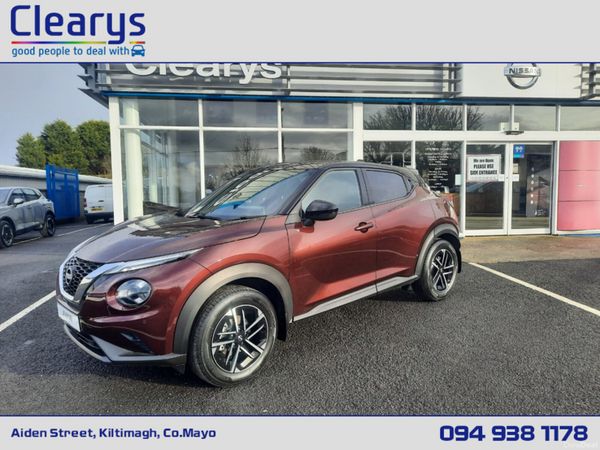 Nissan Juke Hatchback, Petrol, 2026, Red