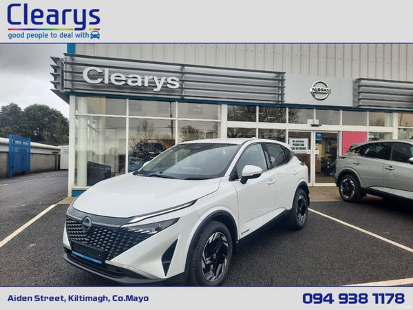 Nissan Qashqai Hatchback, Petrol Hybrid, 2026, White