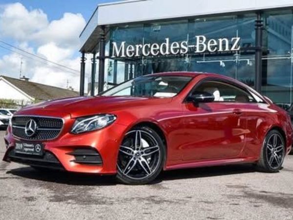 Mercedes-Benz E-Class Coupe, Diesel, 2019, Red