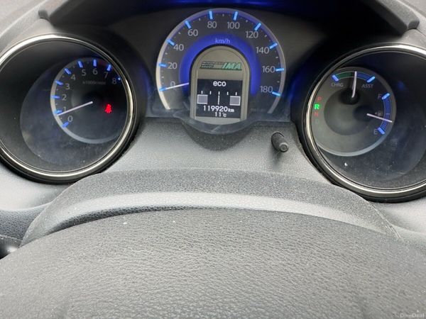 Honda Fit Hatchback, Petrol Hybrid, 2014, White