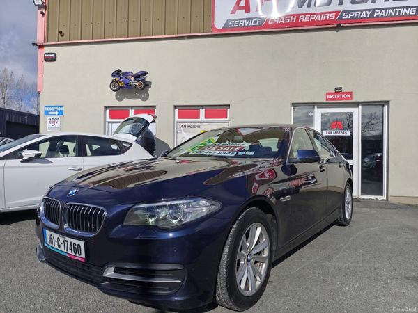 BMW 5-Series Saloon, Diesel, 2016, Blue