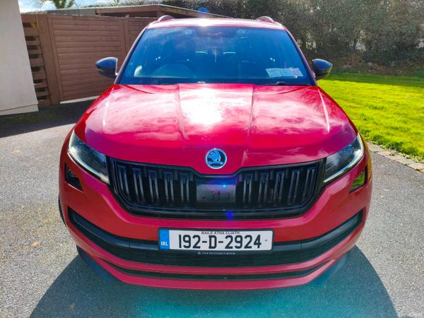 Skoda Kodiaq SUV, Diesel, 2019, Red