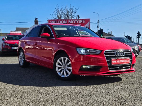 Audi A3 Saloon, Petrol, 2016, Red