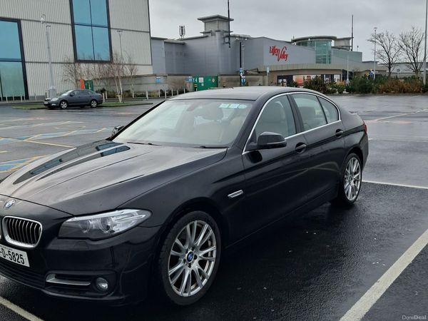 BMW 5-Series Saloon, Diesel, 2014, Black